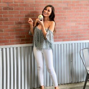 Tularosa Amelia top in Mint